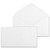 Western Sulphite 0424 #6-3/4 Business Envelope, White, Gummed, 24 Lb., Box of 500