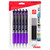 Pentel EnerGel BL80-V Violet Gel Ink Rollerball Pens, 1.0mm Bold, 5 Pens with 3 Refills