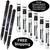 Pentel EnerGel Liquid Gel Ink 1.0 mm Ball, 3 BL60A Pens with 6 LR10A Refills, Blk Ink FREE Shipping