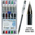Pilot G-Tec-C4 Ultra Fine 0.4mm Gel Ink Rollerball Pen, Pack Of 5 Assorted Colors