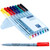 Staedtler Lumocolor 316WP8 Non-Permanent Markers, 0.6mm Fine Point, 8 Color Set