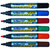Artline 47386 517 Whiteboard Marker, Dry Safe Ink, 3mm Bullet Tip, 6-Color Set