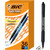 BIC SCSM361AST Soft Feel Retractable Ball Point Pen Medium, Assorted, 36 Pack