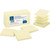 Business Source 16454 Pop Up Adhesive Notes, Yellow, 3 x 3", Pack of 12