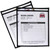 C-line 46911 Shop Ticket Holders, Insert Size 8-1/2 x 11", Clear Both Sides, Box of 25