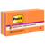 Post-it R330-10SSAU Super Sticky Dispenser Notes - Energy Boost Color Collection