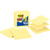 Post-it Super Sticky Lined Dispenser Notes, 4 x 4", Canary Yellow, Pack of 5 Pads