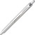 Pentel Energel Alloy RT BL407-A Liquid Gel Ink Pen, Silver Barrel, 0.7mm Medium Point, Black Ink
