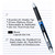 pentel-energel-RTX-0.7-needle-tip-bln77-a-black-liquid-gel-ink-pen-on-paper