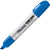 Sharpie King Size Permanent Marker 15003, Blue Ink, Chisel Tip