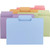 Smead 11961 SuperTab Folders, 1/3 Cut Tabs, Assorted Colors, Box of 100