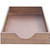 Carver CW07212 Walnut Finish Solid Wood Desk Trays