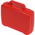 Deflecto 39506RED Antimicrobial Storage Case Red