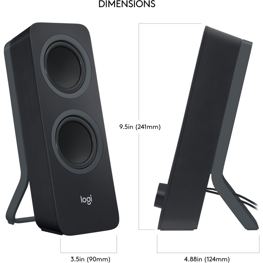 Logitech 980-001294 Z207 Bluetooth Computer Speakers | Nordisco.com