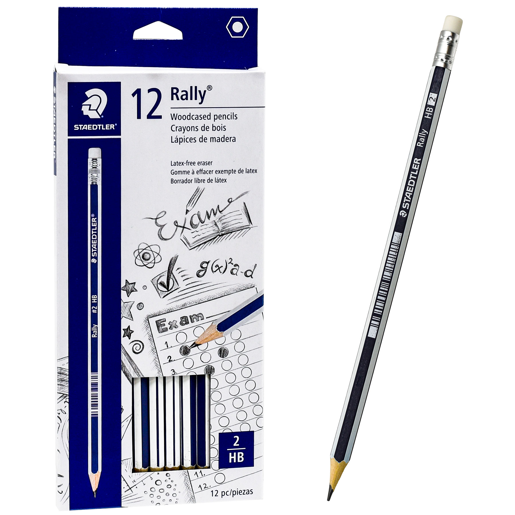 Staedtler Rally #2 HB Pre-Sharpened Pencils, Box of 12 | Nordisco.com