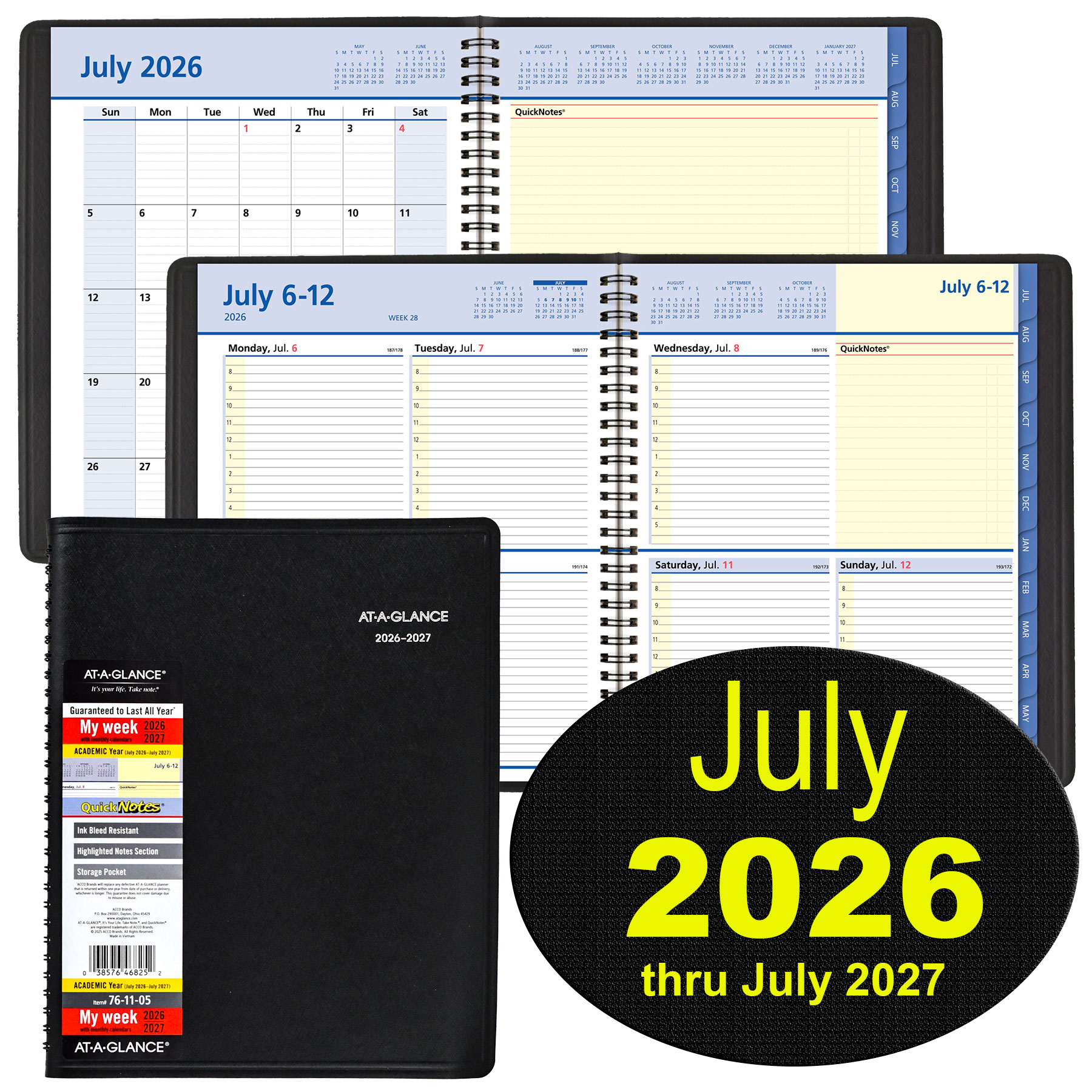 At-A-Glance 2026-2027 76-11-05 Weekly Monthly Appointment Book