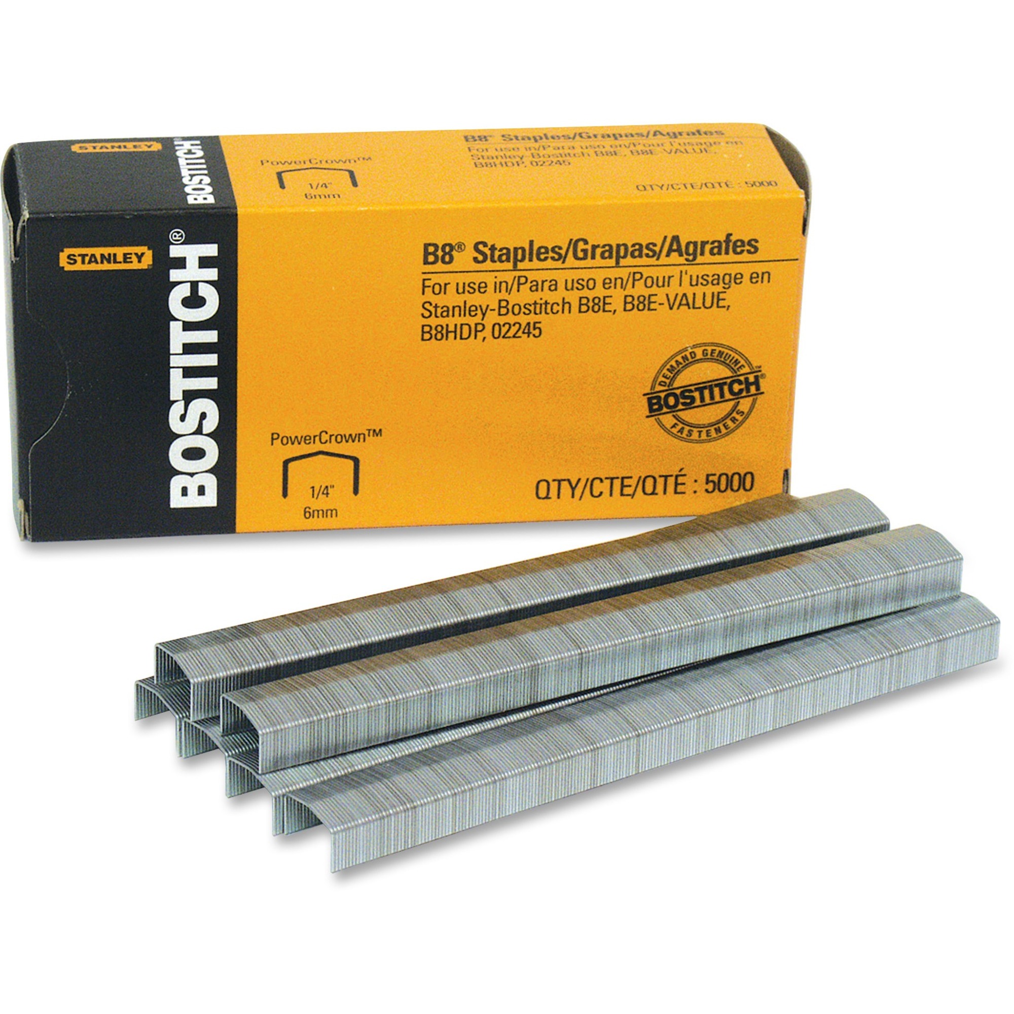 Bostitch STCRP2115-1/4 PowerCrown Premium Staples | Nordisco.com