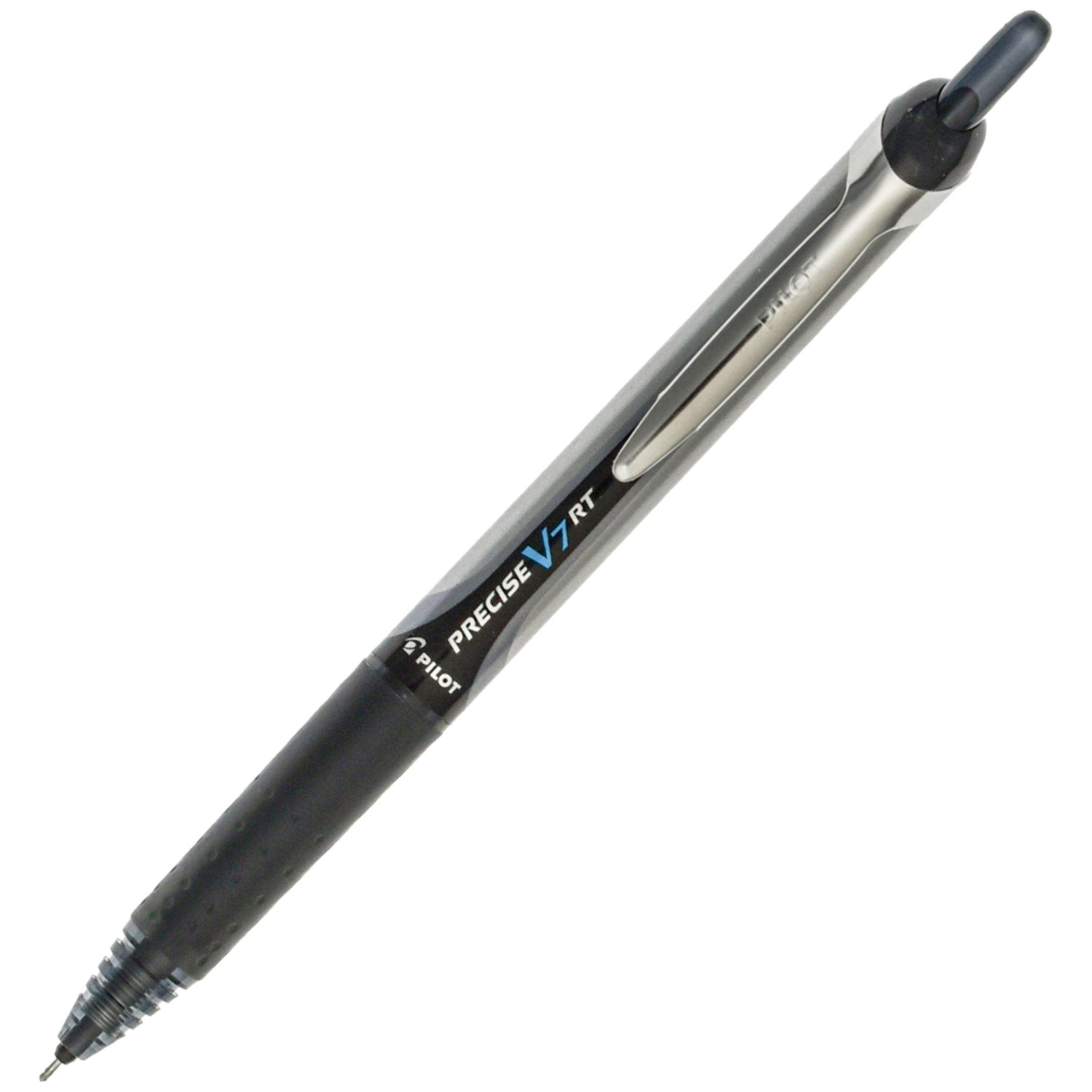 Pilot Precise V7 RT Rolling Ball Pen 26067, Black Ink, 0.7mm Fine