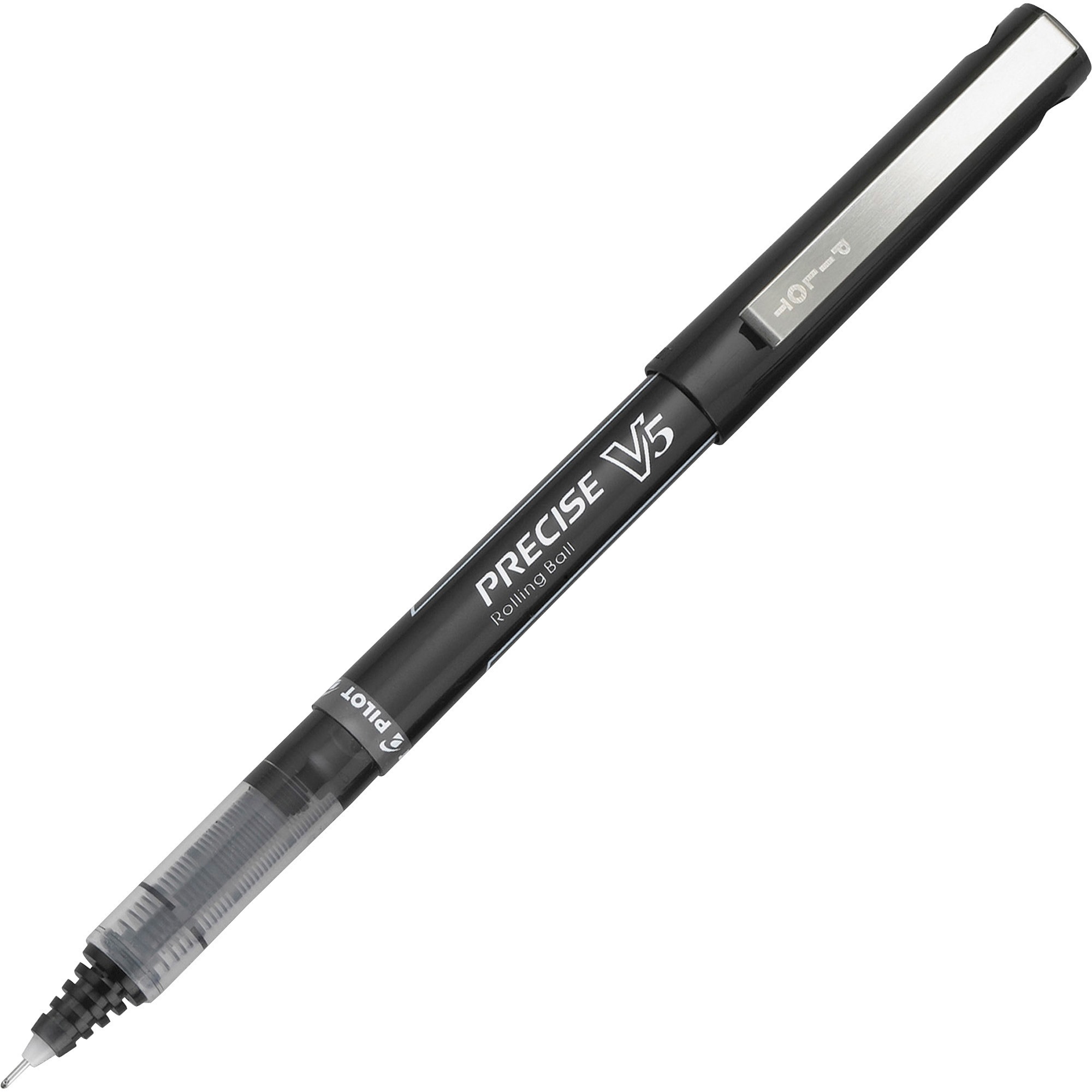 Pilot Precise V5 35334 PV5-BLK, Black Ink Rolling Ball Pen, 0.5mm