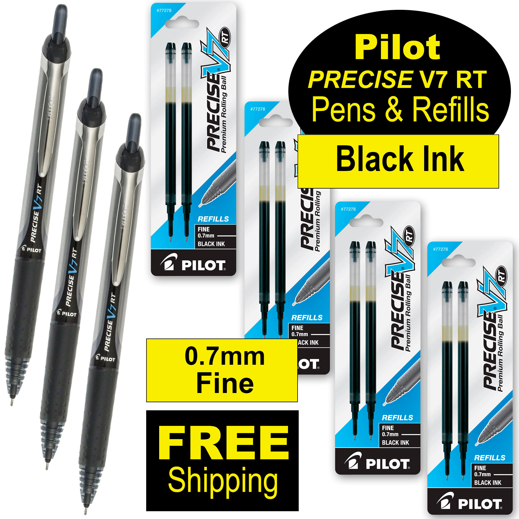 Pilot Precise V7 Refill Pilot Precise V7 RT 26067 Pens Refills