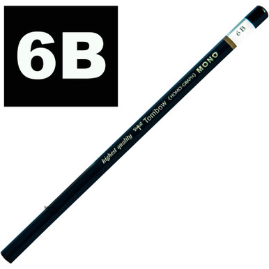 Tombow Mono 51503, 6B, Graphite Professional Drawing Pencils | Nordisco.com