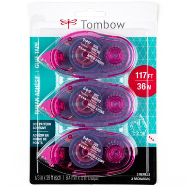 Tombow Mono Permanent Adhesive 62106, Tape Runner & Refill