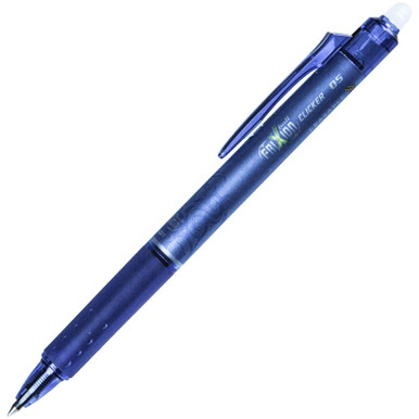 Pilot 32521 FriXion Clicker 05 Extra Fine Point Erasable Blue Gel
