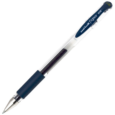 にこるー BK Uni-ball Signo DX 0.38mm UM-151 Gel Pen 2034201, Blue Black