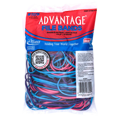 Alliance 0780A Advantage Rubber Bands, Size 117B, 7 x 1/8