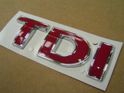 'TDI' Badge All In Red