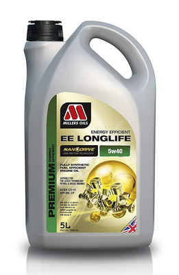 Millers Nanodrive 'EE' 5w40 Longlife Engine Oil - 5 Litre
