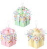 Candy Topped Glitter Gift Box Christmas Tree Ornament