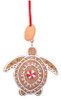Cape Shore Gingerbread Turtle Cookie Christmas Tree Ornament