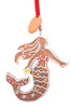 Cape Shore Gingerbread Mermaid Cookie Christmas Tree Ornament