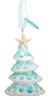 Cape Shore Sand & Sea Glass Christmas Tree Shaped Ornament