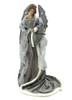 Nicholas Season's Design Midnight Silver Extra Large Winter 36" Angel Doll Tree Topper