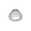 Brighton Meridian Aurora Domed Crystal Silver Ring
