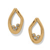 Brighton Cascade Lumina Post Drop Gold Earrings