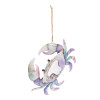 Gallerie II Metal & Capiz Pastel Crab Ornament