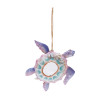 Gallerie II Metal & Capiz Pastel Sea Turtle Ornament