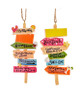 Directional Beach Sign Christmas Tree Ornament