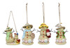 Beach Snowman Christmas Tree Ornament
