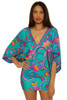 Trina Turk Mykonos V-Neckline Swim Tunic Cover-Up Dress