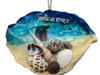 Boynton Beach Oyster Shell Beach Scene With Seashells Ornament