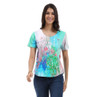 Parsley and Sage Kendall Watercolor Print Short Sleeve Top