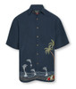 Bamboo Cay Dolphin Freedom Men's Camp Shirt