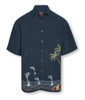 Bamboo Cay Dolphin Freedom Men's Camp Shirt