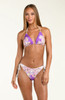 Sunshine 79 Lilac Cascade Halter Triangle Bikini Top