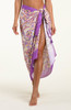 Sunshine 79 Lilac Cascade Long Pareo Wrap Swim Coverup