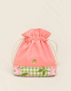 Spartina 449 Castillo Gingham Keepsake Drawstring Jewelry Pouch